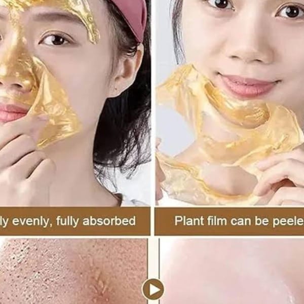 Cerave Radiant Glow Peel-off Gold Mask – Deep Cleansing & Brightening Facial Treatment – 100ml