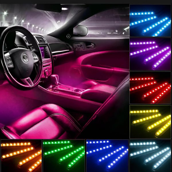 ATMOSPHERE LIGHTS FOR BIKE (125,CD70) BLUETOOTH CONNECTION WITH MOBILE