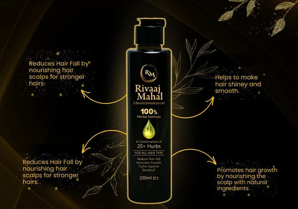 Rivaaj Hair Oil Hair Food Organic Hair Problem Solution | Best Quality Hair Food Oil 200 Ml